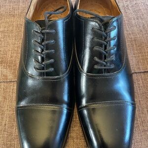 Florsheim Black Leather Oxford Shoes